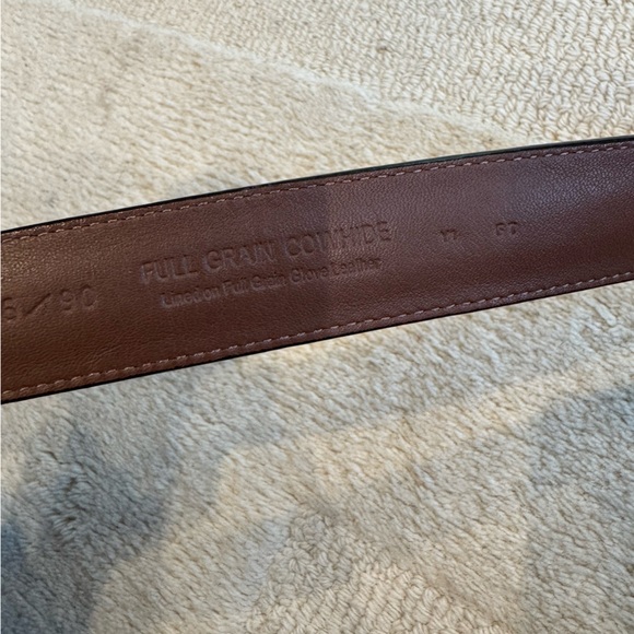 Roundtree And Yorke Brown Leather Belt - Picture 4 of 7